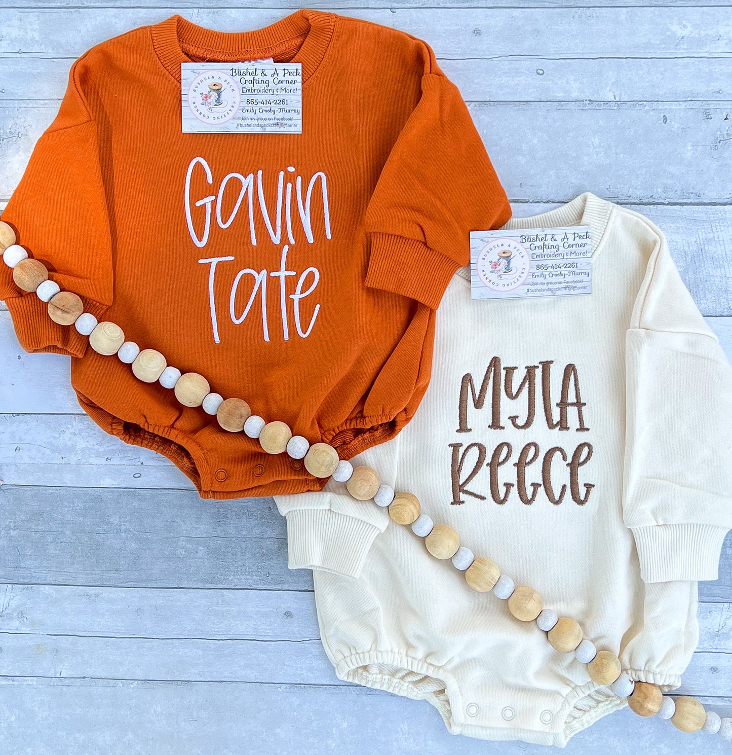 Embroidered Sweatshirt Romper