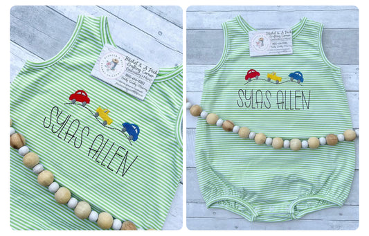 "BEEP BEEP" Embroidered Sun-Bubble